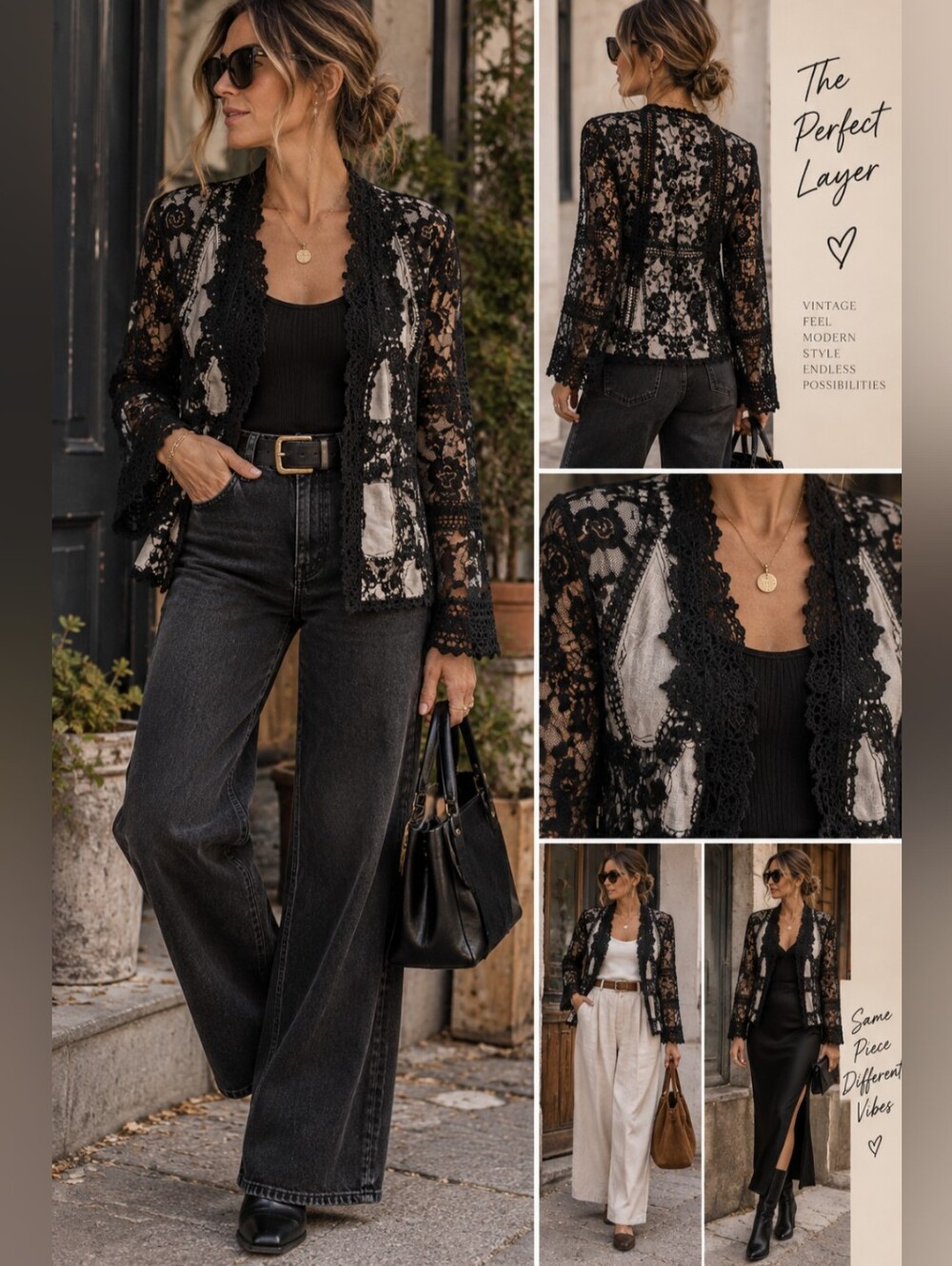 Anthropologie Moth Lace Patchwork Jacket/Cardigan – Size Medium